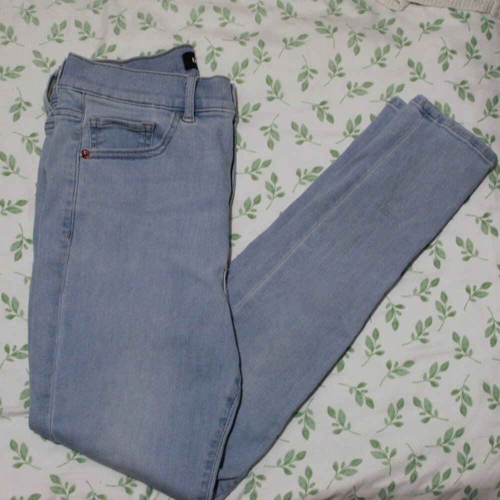 Express High Rise Women's Skinny Jeans Light Wash Size 8